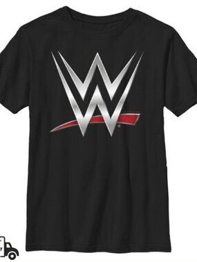 WWE Chrome Logo Graphic Tee Black